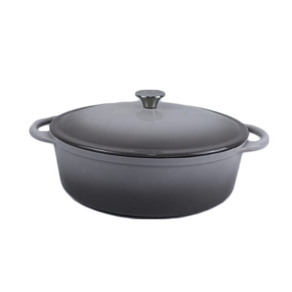 Enamel Cast Iron Oval Dutch Oven – KKfocus Enamelware – Mrs. Reliable